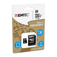 EMTEC ECMSDM8GHC10: Micro-SDHC 8GB Class-10 EMTEC ECMSDM8GHC10: Micro-SDHC 8GB Class-10