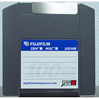 FUJI Zip Disk 100mb IBM/MAC Dual Formated