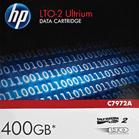 Hewlett Packard C7972A: 1/2 Inch Ultrium LTO 2Cart Hewlett Packard C7972A: 1/2 Inch Ultrium LTO 2Cart