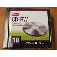 Imation CD-RW 80Min, 4X-12X, 700Mb, 10Pk Slimcase