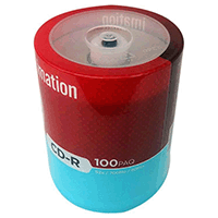 Imation 24504: CD-R 52X 80 Min 100 Cakebox