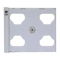 CD Tray Part - White Double (No Case Shell) CD Tray Part - White Double (No Case Shell)