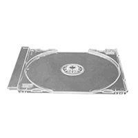 CD Tray Part- Clear Single (Not a Complete Case)