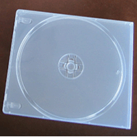 CD Jewel Case - Poly Single 11mm - Clear w/ Sleeve