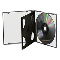 CD Jewel Case - Triple Slim 10mm Case Assembled