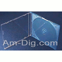 CD Jewel Case - Maxi Slim 5.2mm Blue Single