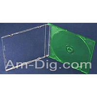 CD Jewel Case - MaxiSlim 5.2mm Green Single