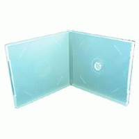 CD Jewel Case - Poly Single Semi-Clear w/ Sleeve