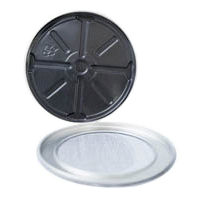 Tin CD/DVD Case Round Shape no Hinge with Window