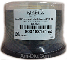 You may also be interested in the MAM-A 14402 GOLD CD-R DA-74 White Inkjet Printable.