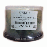 MAM-A 41076: CD-R 700MB No Logo Clear in Cakebox MAM-A 41076: CD-R 700MB No Logo Clear in Cakebox