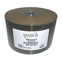 MAM-A 41734: GOLD CD-R 700MB InkJet Gold 50-Stack