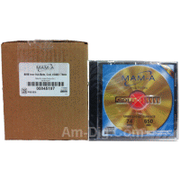 MAM-A 45197: GOLD 650MB CD-R No Logo Matte in Case
