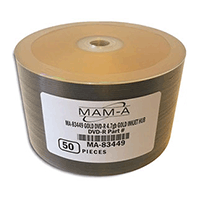 MAM-A 83449: GOLD DVD-R 4.7GB InkJet Bulk Pack