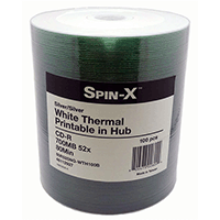 Prodisc / Spin-X 46112927: CD-R S/S White Thermal