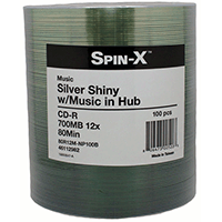 You may also be interested in the Prodisc / Spin-X 46112937: CD-R S/S Silver Shiny.