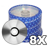 Prodisc / Spin-X 46151276: DVD-R 8x Clear Coat