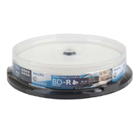 Philips BD-R 25GB 6x White InkJet HubPrint in Cake