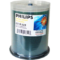 You may also be interested in the Philips CD-R Color Opp Logo Top in 100 Cakebox.