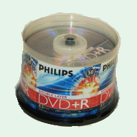 You may also be interested in the Philips DR4S6B50F/17 DVD+R 16x 50-Cakebox.