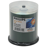 You may also be interested in the Philips CD-R Logo Top 52x, 80min in 50 Bulk Pack.