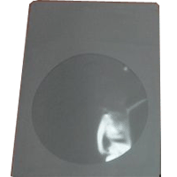 CD/DVD Sleeve - Grey Paper with Flap & Window