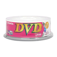 Ridata/Ritek 6x DVD-RW Branded in Cakebox