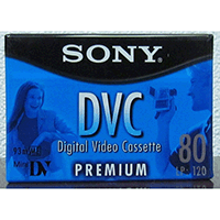 You may also be interested in the Sony Mini DV 60 (90min LP Mode).