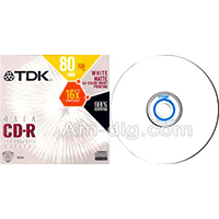TDK 80 Min Inkjet White Case TDK 80 Min Inkjet White Case