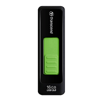 Transcend JetFlash 500, 16GB - Black/Green Transcend JetFlash 500, 16GB - Black/Green