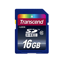Transcend Secure Digital, 16GB, Class 10, SDHC Transcend Secure Digital, 16GB, Class 10, SDHC