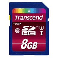 Transcend Secure Digital, 8GB, Class 10, UHS-I Transcend Secure Digital, 8GB, Class 10, UHS-I