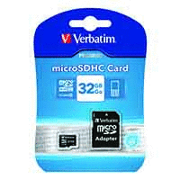 Verbatim 44083: Premium Micro SDHC Memory Card Verbatim 44083: Premium Micro SDHC Memory Card
