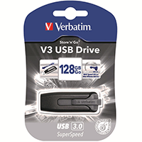 Verbatim 49189: Store n Go 128GB Gray V3 USB Verbatim 49189: Store n Go 128GB Gray V3 USB