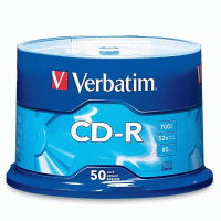 Verbatim 94691 CD-R 700MB 52x Branded-50pk Spindle Verbatim 94691 CD-R 700MB 52x Branded-50pk Spindle