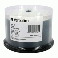 Verbatim 97281: DVD-R 16x Shiny Silver 50 pack