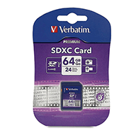Verbatim 97466: Pro SDXC Memory Card 64GB, 233x Verbatim 97466: Pro SDXC Memory Card 64GB, 233x