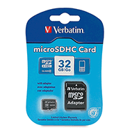 Verbatim 97643: Micro SDHC Memory Card, 32GB Verbatim 97643: Micro SDHC Memory Card, 32GB