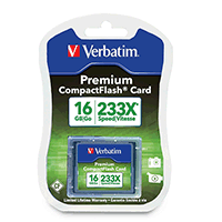Verbatim 97982: Premium Compact Flash Memory Card Verbatim 97982: Premium Compact Flash Memory Card