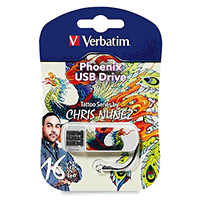Verbatim 98517: Mini 16GB USB- Phoenix Tattoo Verbatim 98517: Mini 16GB USB- Phoenix Tattoo